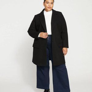 Universal Standard Harlow Classic Wool Coat (NWT)